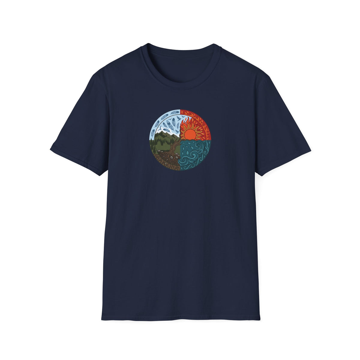 Four Elements Nature Quadrant T-Shirt
