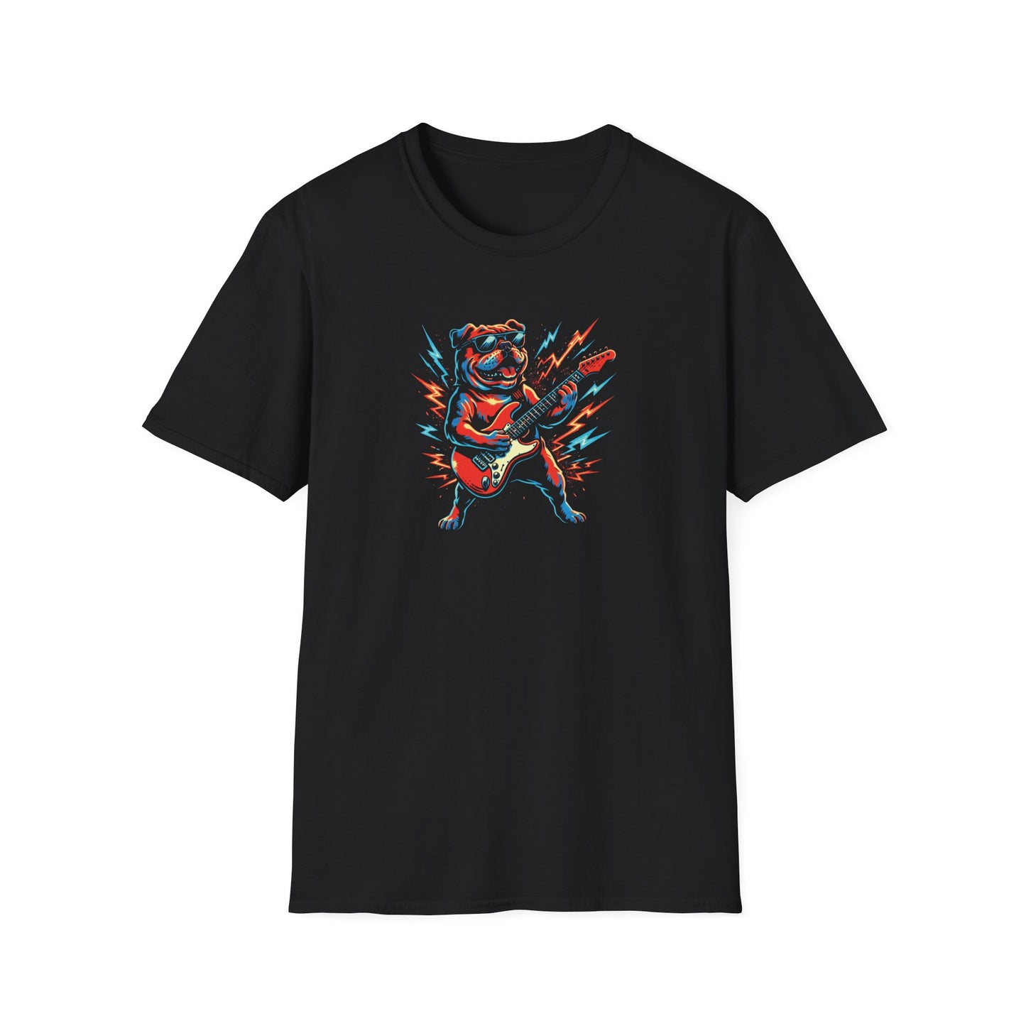 Guitar Bulldog T-Shirt