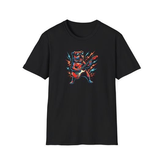 Guitar Bulldog T-Shirt