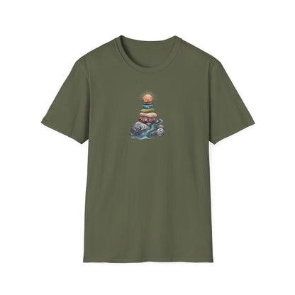 Sun & Moon Zen Stones T-Shirt