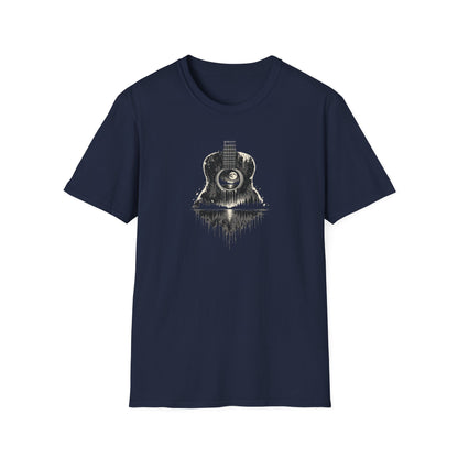 Cracked Moon Guitar T-Shirt