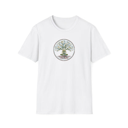 Calm Earthy Lotus Pose T-Shirt