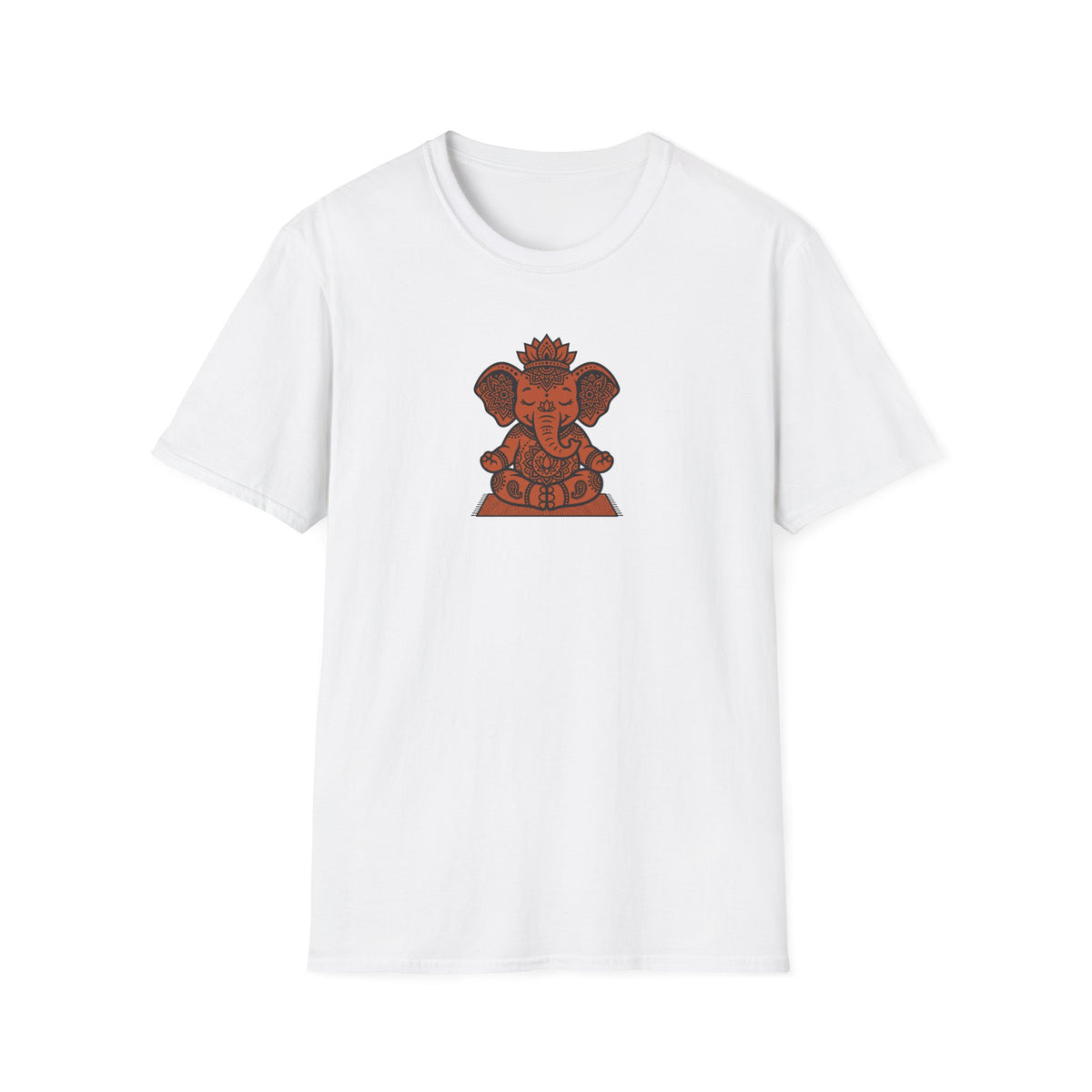 Zen Elephant Lotus Pose T-Shirt