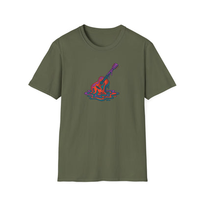 Melting Acoustic Guitar T-Shirt