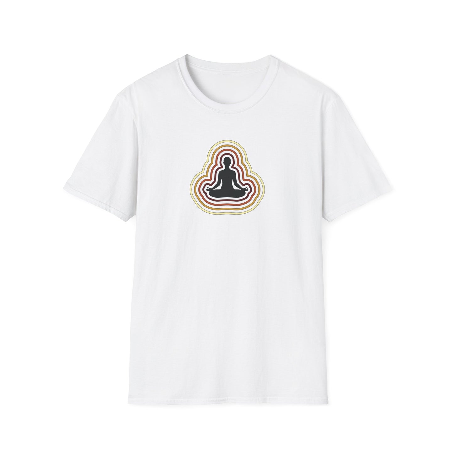 Retro Aura Lotus Pose T-Shirt