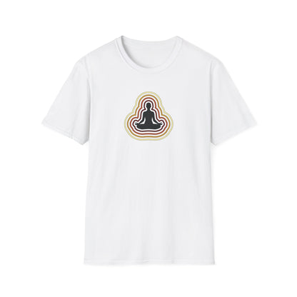 Retro Aura Lotus Pose T-Shirt