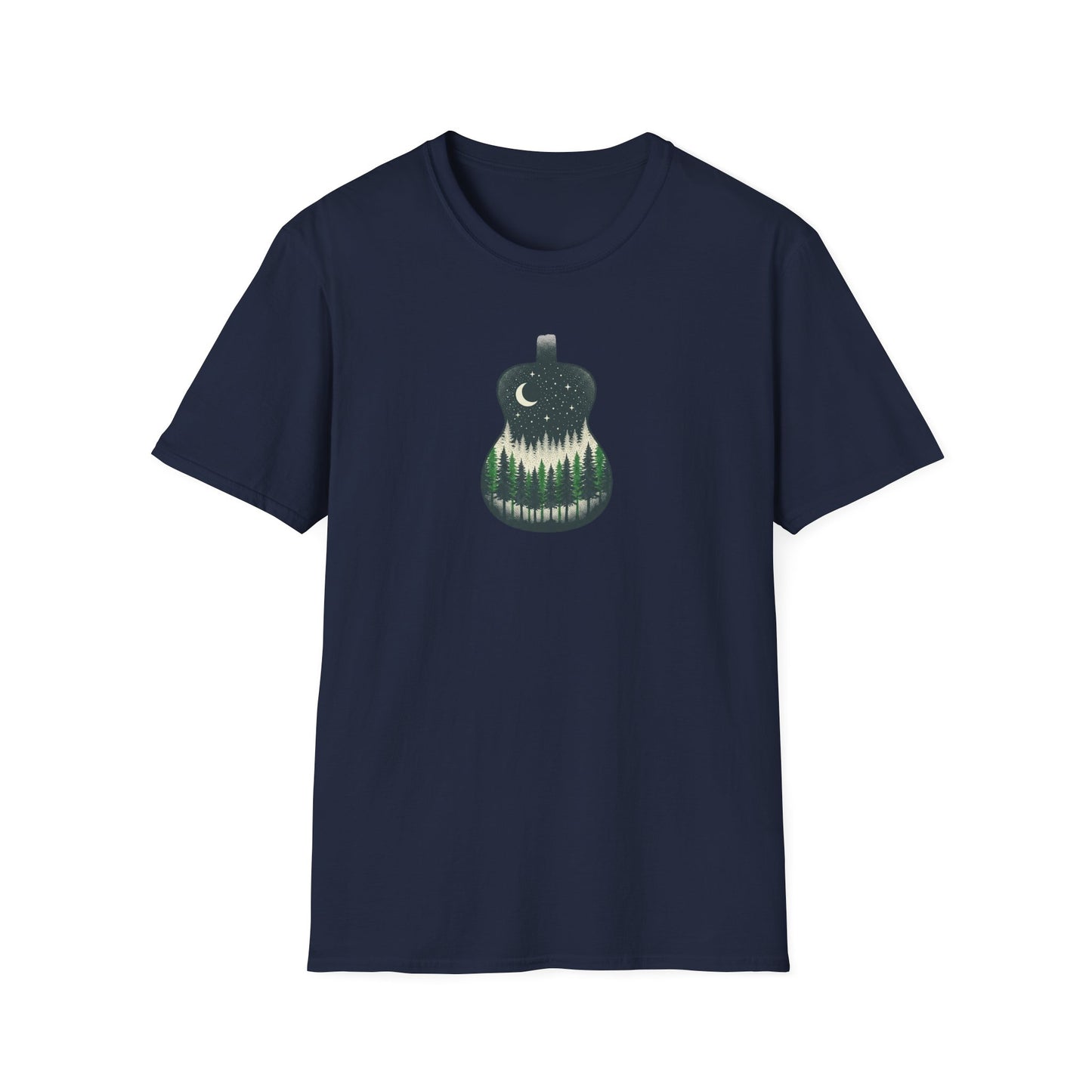 Night Forest Guitar T-Shirt