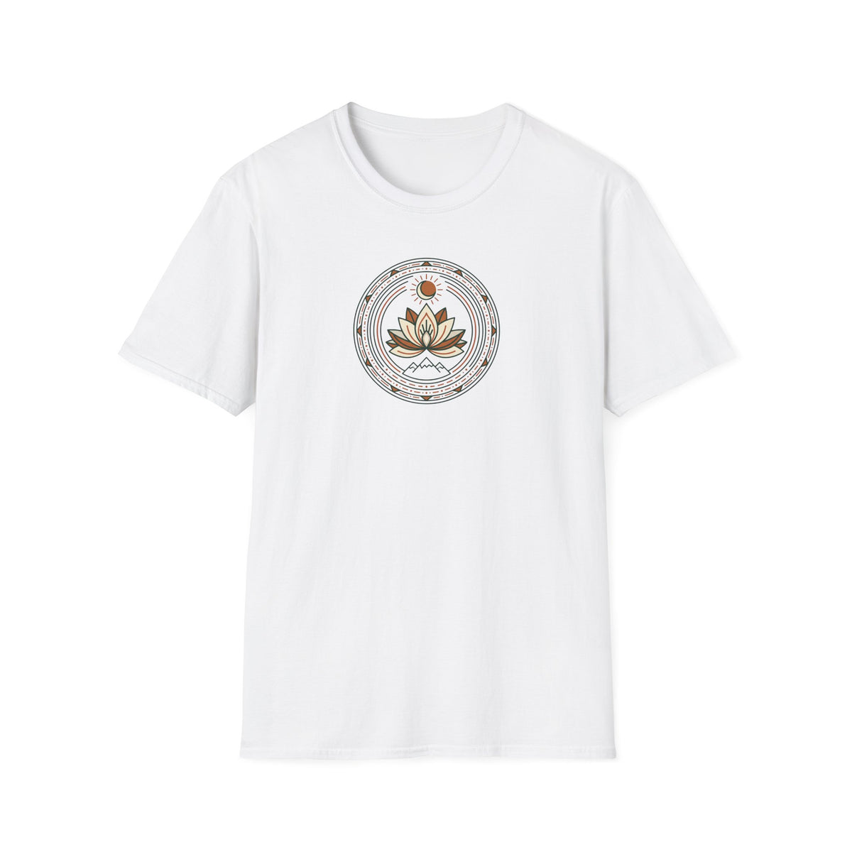 Sun & Moon Lotus Flower T-Shirt