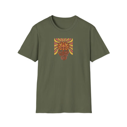 Retro Radiance Lotus T-Shirt