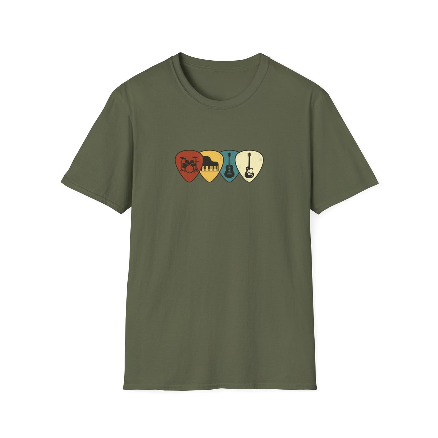 Retro Guitar Picks T-Shirt