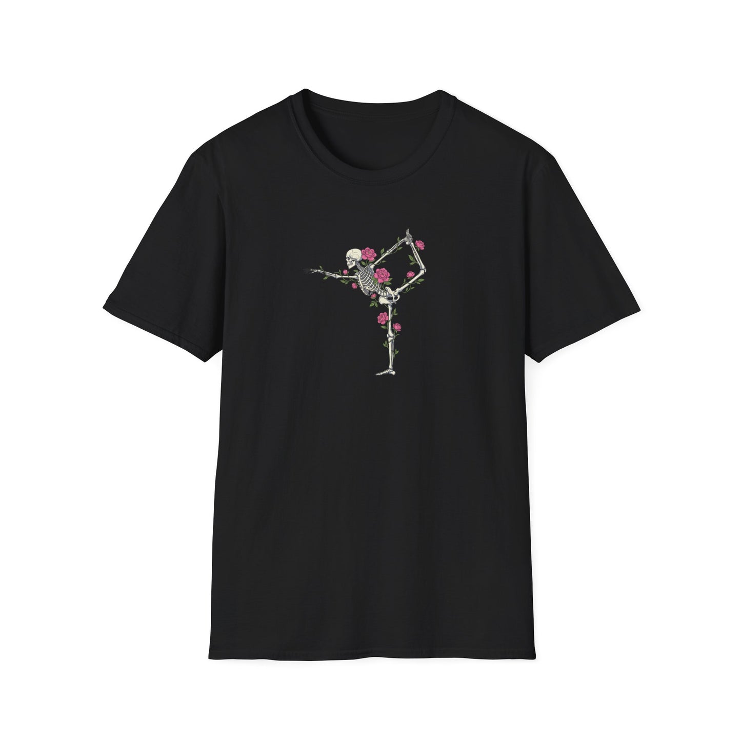 Floral Skeleton Asana T-Shirt