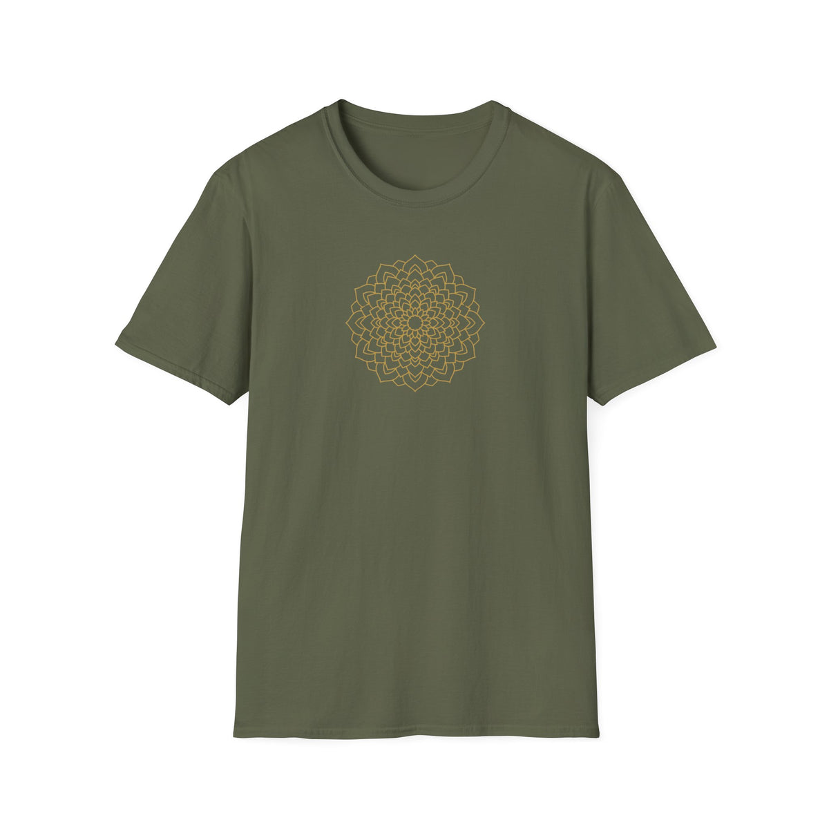 Line Art Simple Mandala T-Shirt