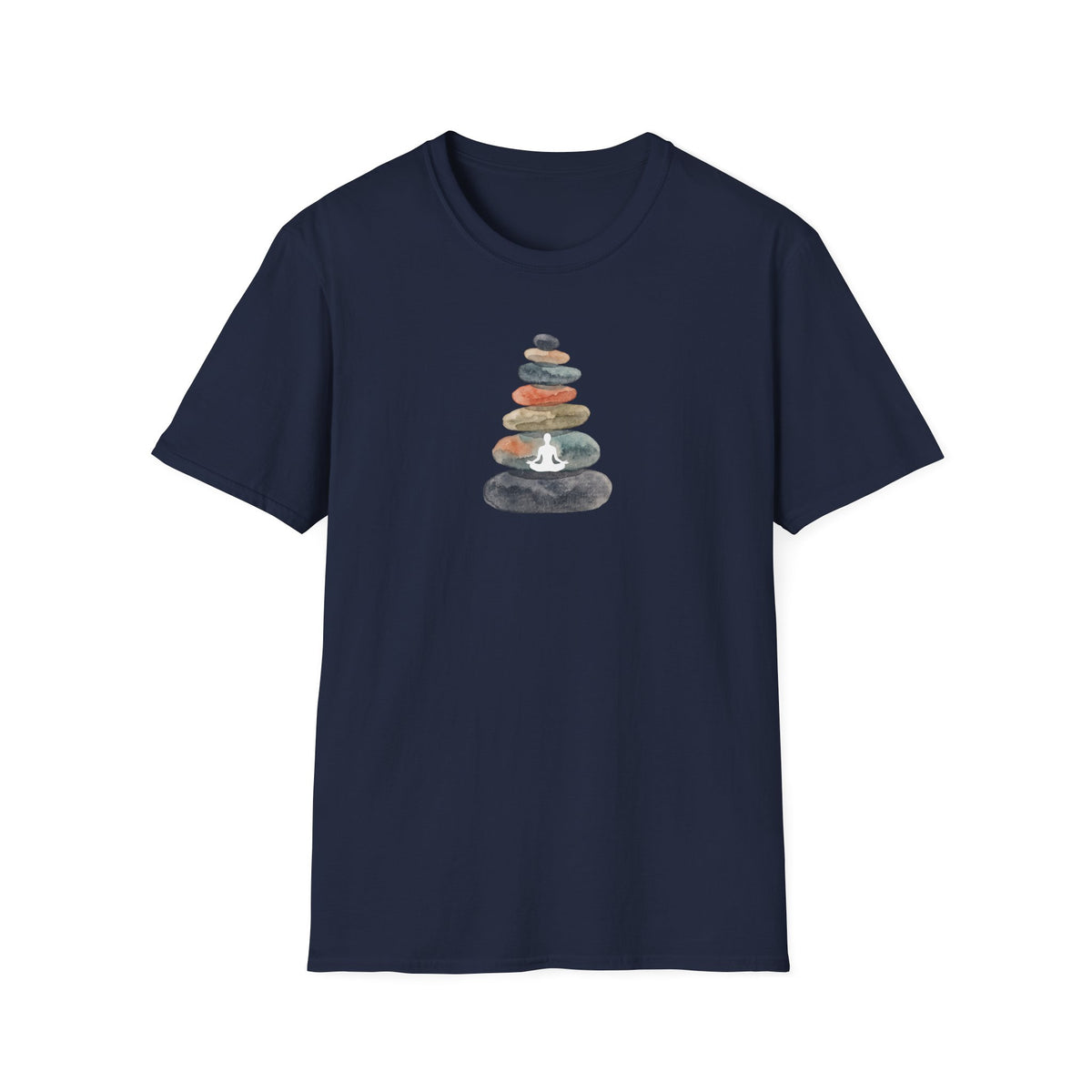 Watercolor Zen Stones T-Shirt