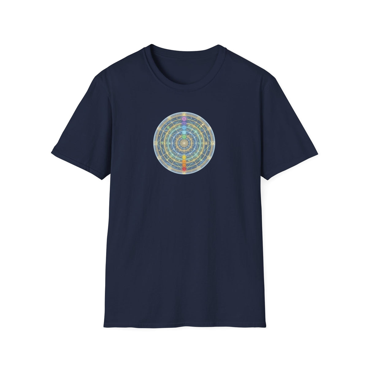 Glowing Chakra Mandala T-Shirt