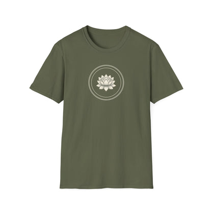 Black & White Lotus Flower T-Shirt