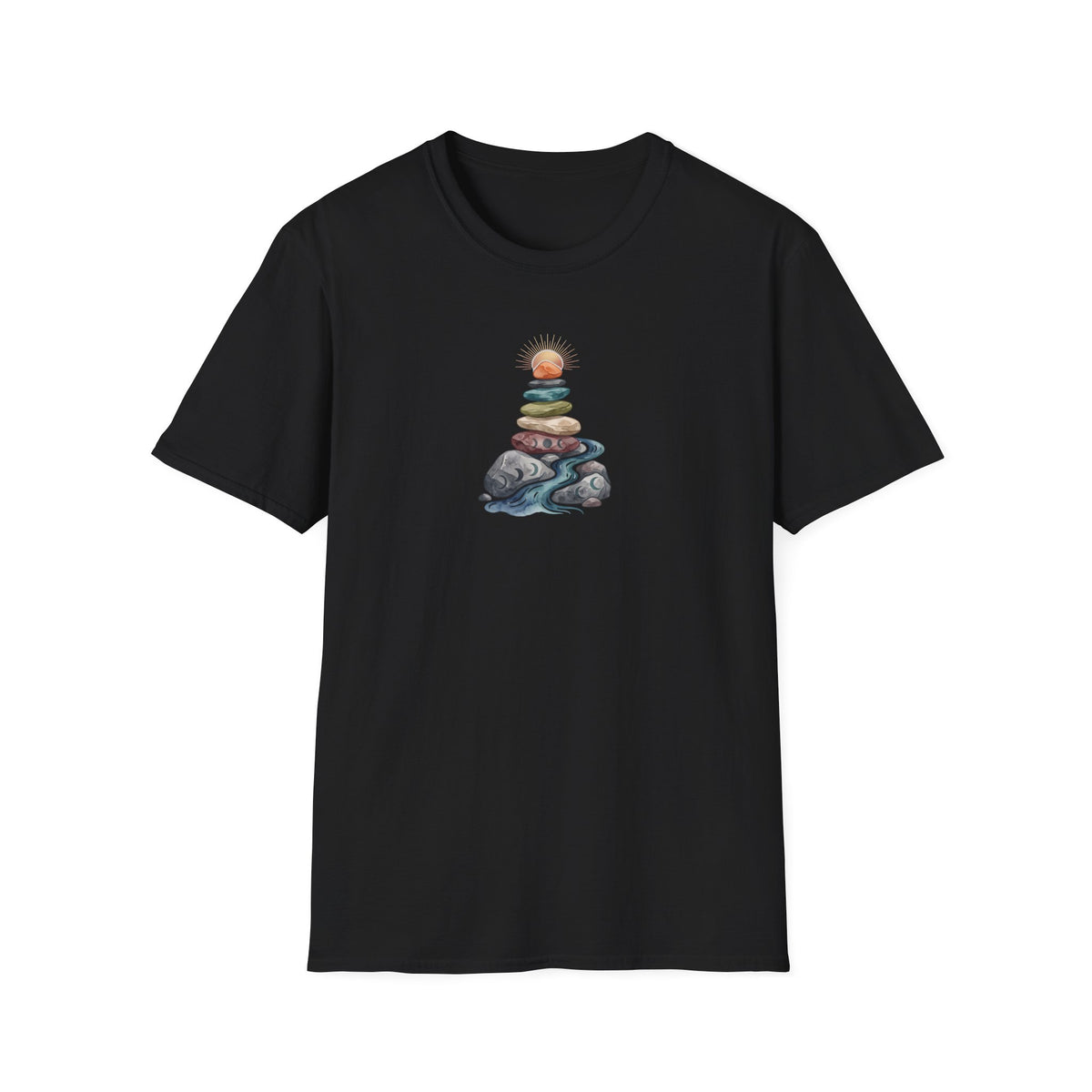 Sun & Moon Zen Stones T-Shirt