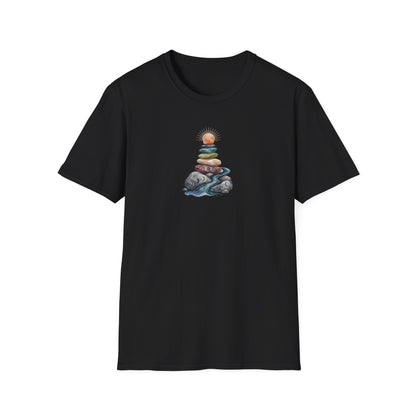 Sun & Moon Zen Stones T-Shirt