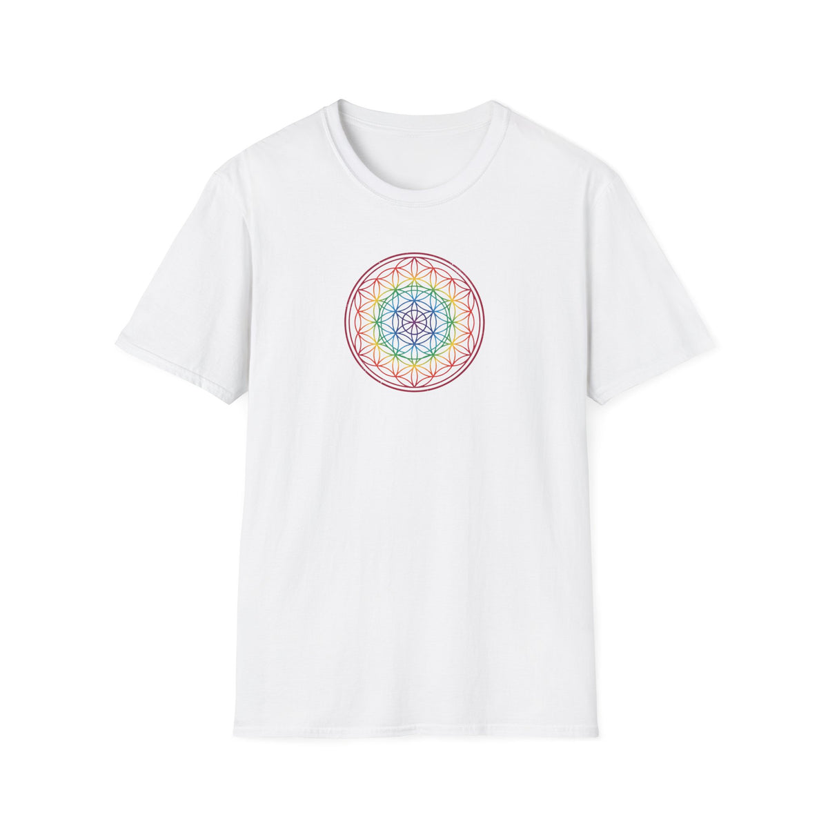 Chakra Gradient Mandala T-Shirt