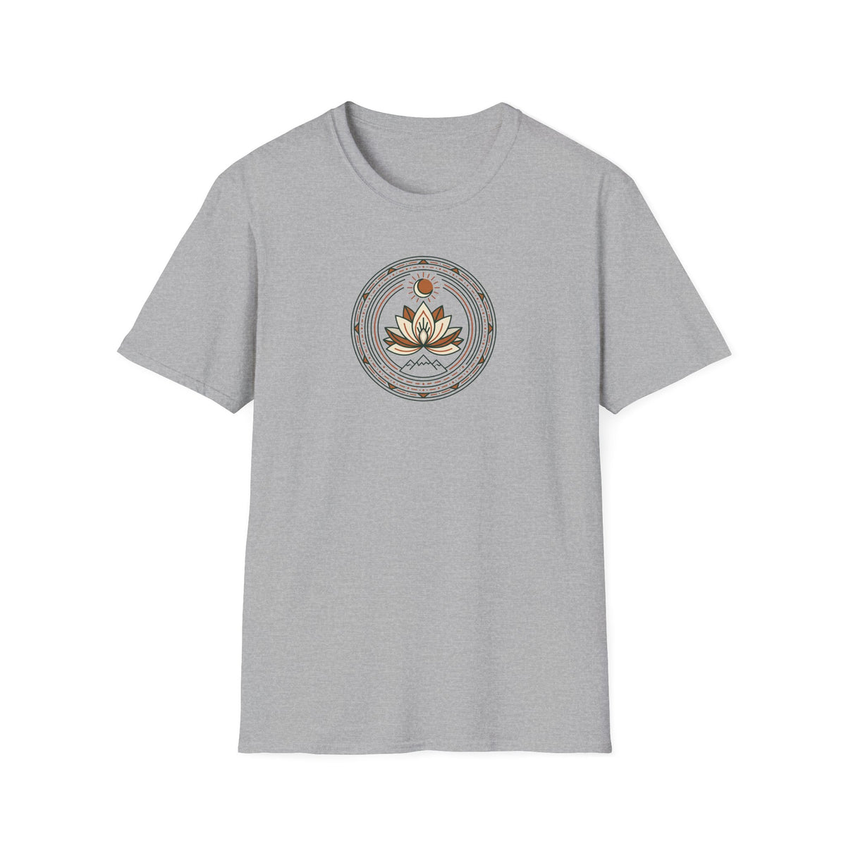 Sun & Moon Lotus Flower T-Shirt