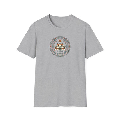 Sun & Moon Lotus Flower T-Shirt