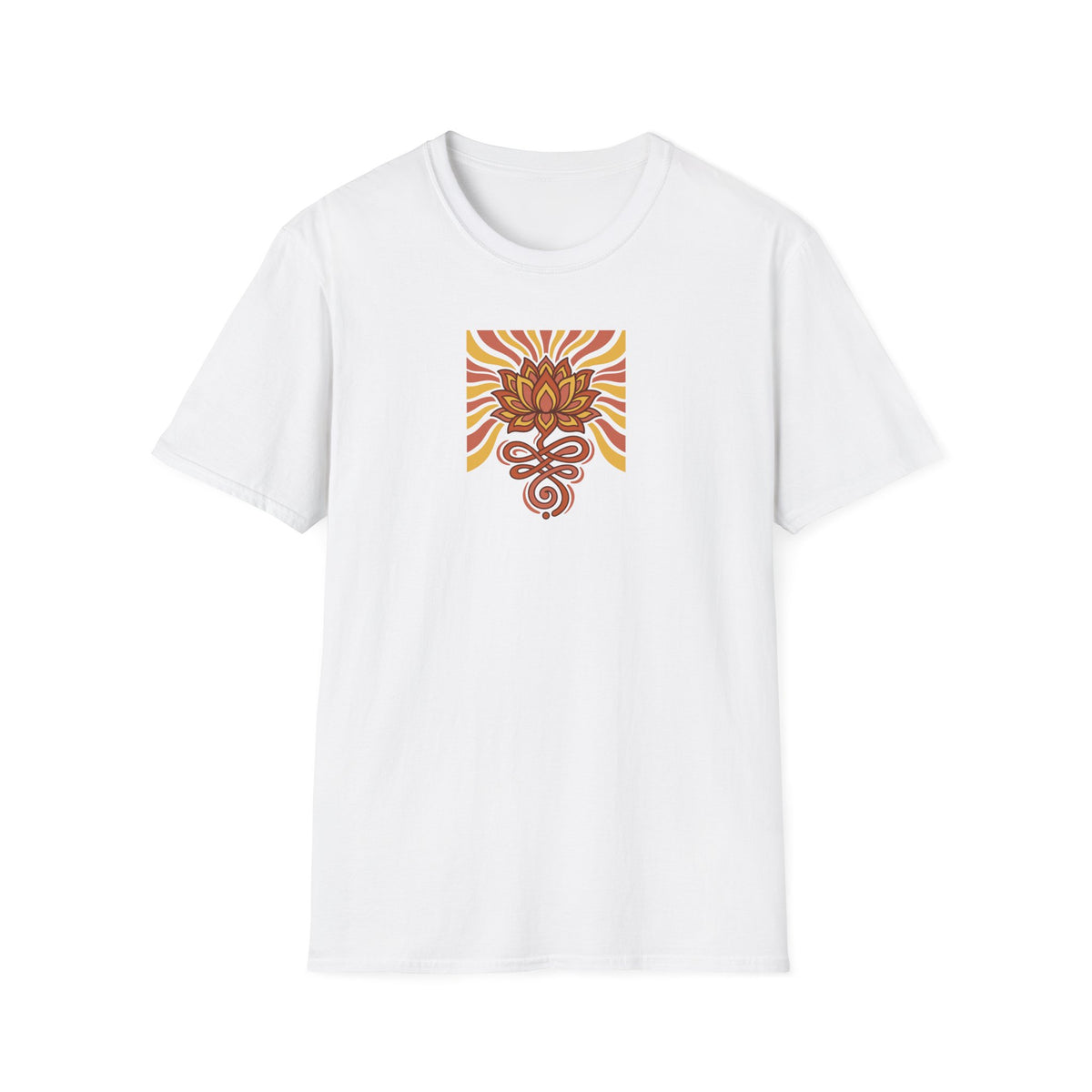 Retro Radiance Lotus T-Shirt