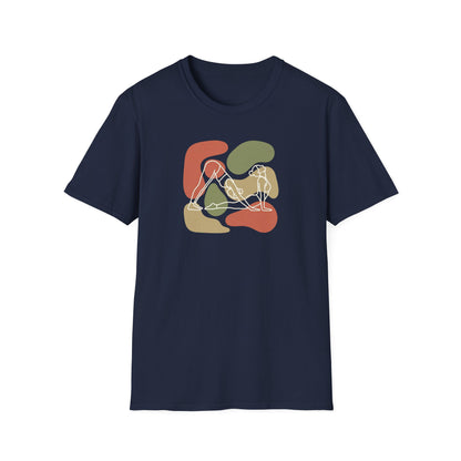 Line Art Yoga Poses T-Shirt