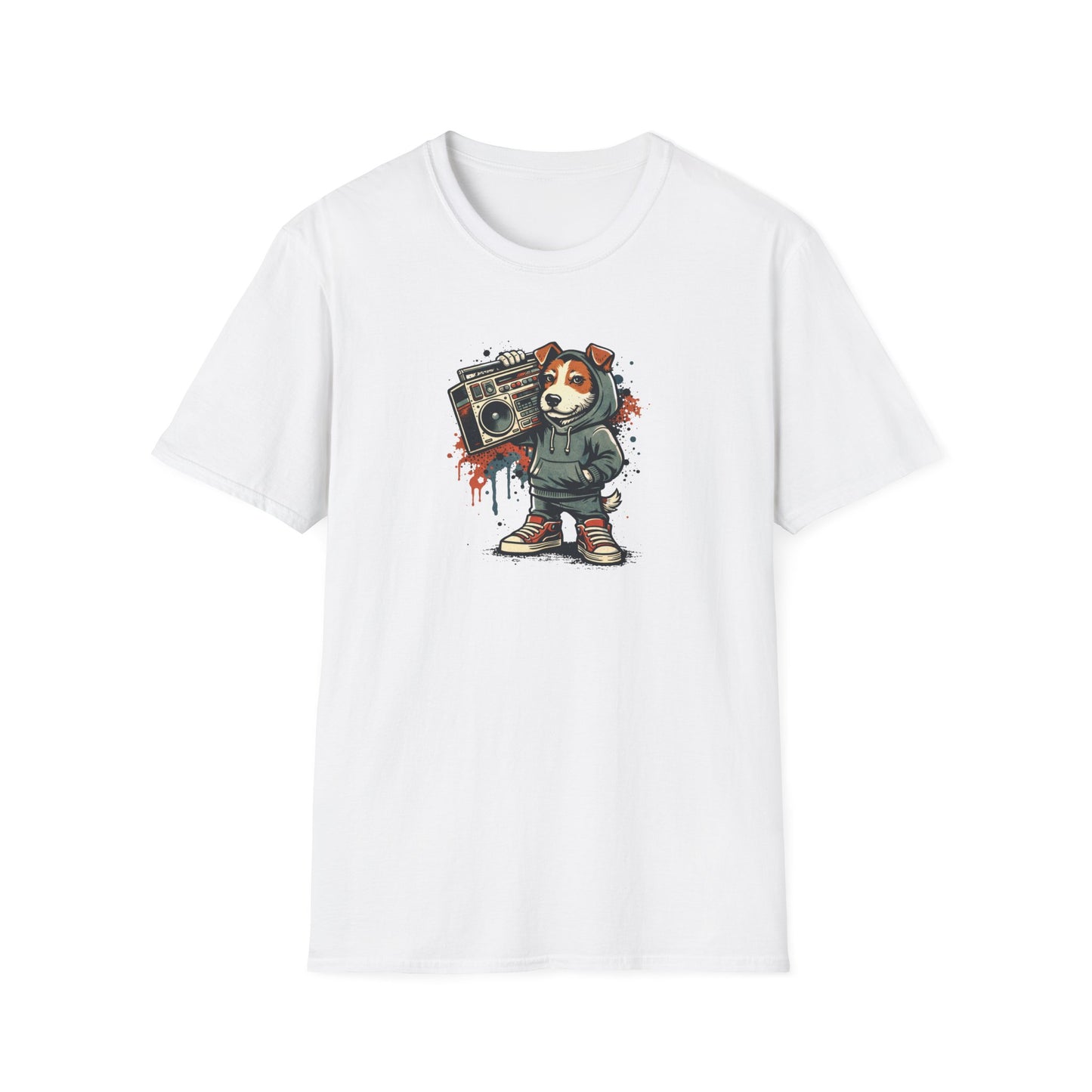 Boombox Dog T-Shirt