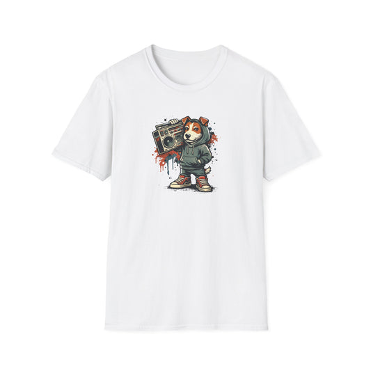 Boombox Dog T-Shirt