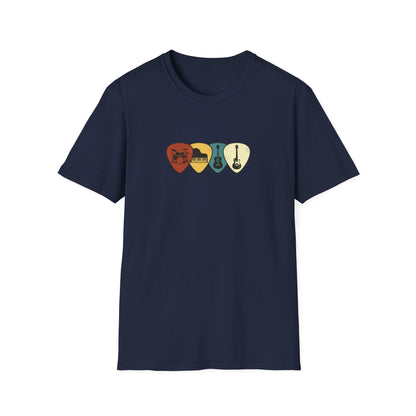 Retro Guitar Picks T-Shirt