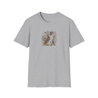 Floral Collie T-Shirt