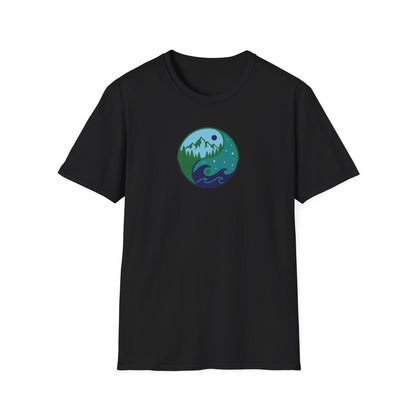 Sea & Mountain Yin Yang T-Shirt