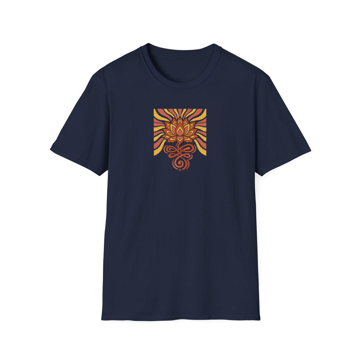 Retro Radiance Lotus T-Shirt