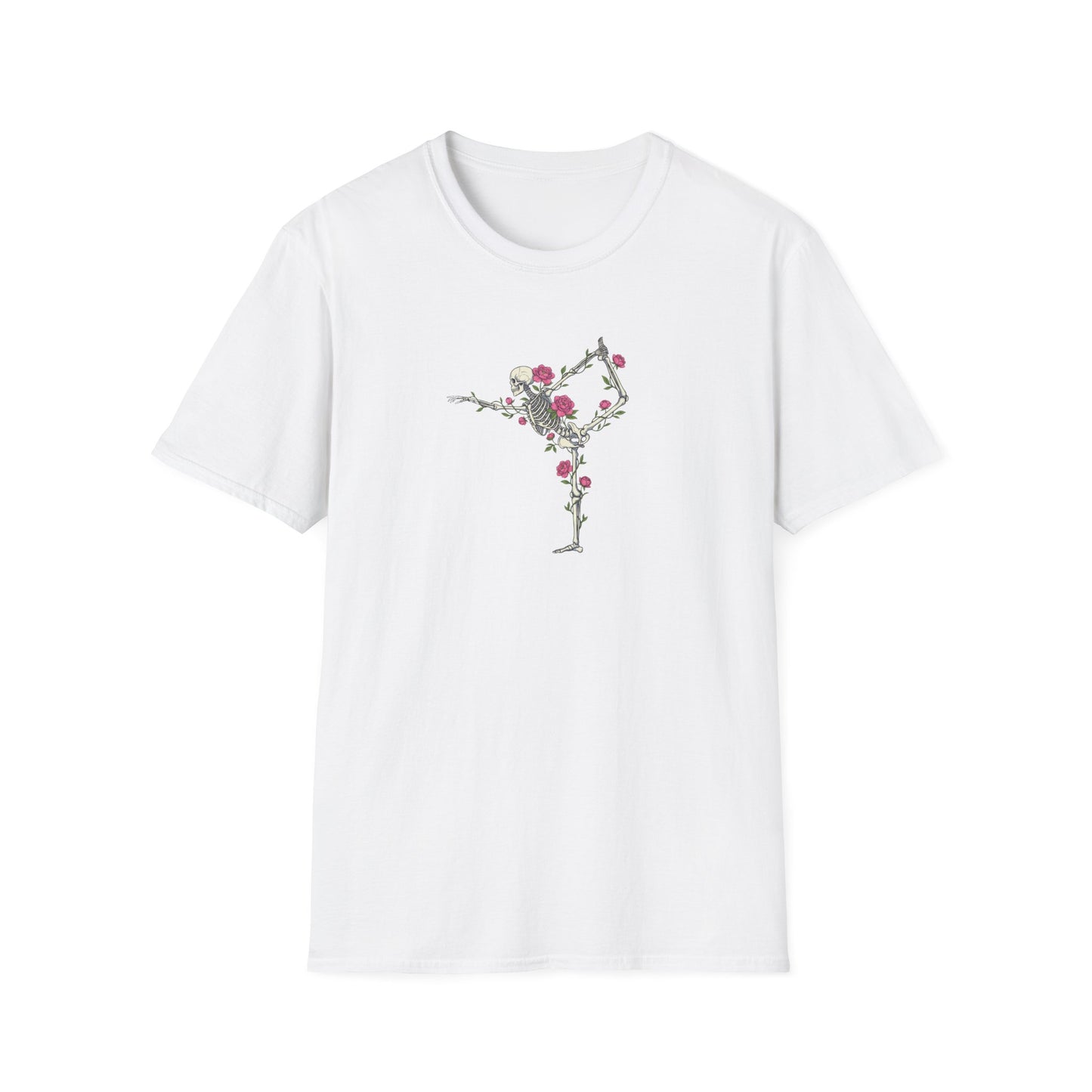Floral Skeleton Asana T-Shirt