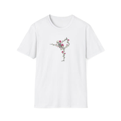 Floral Skeleton Asana T-Shirt
