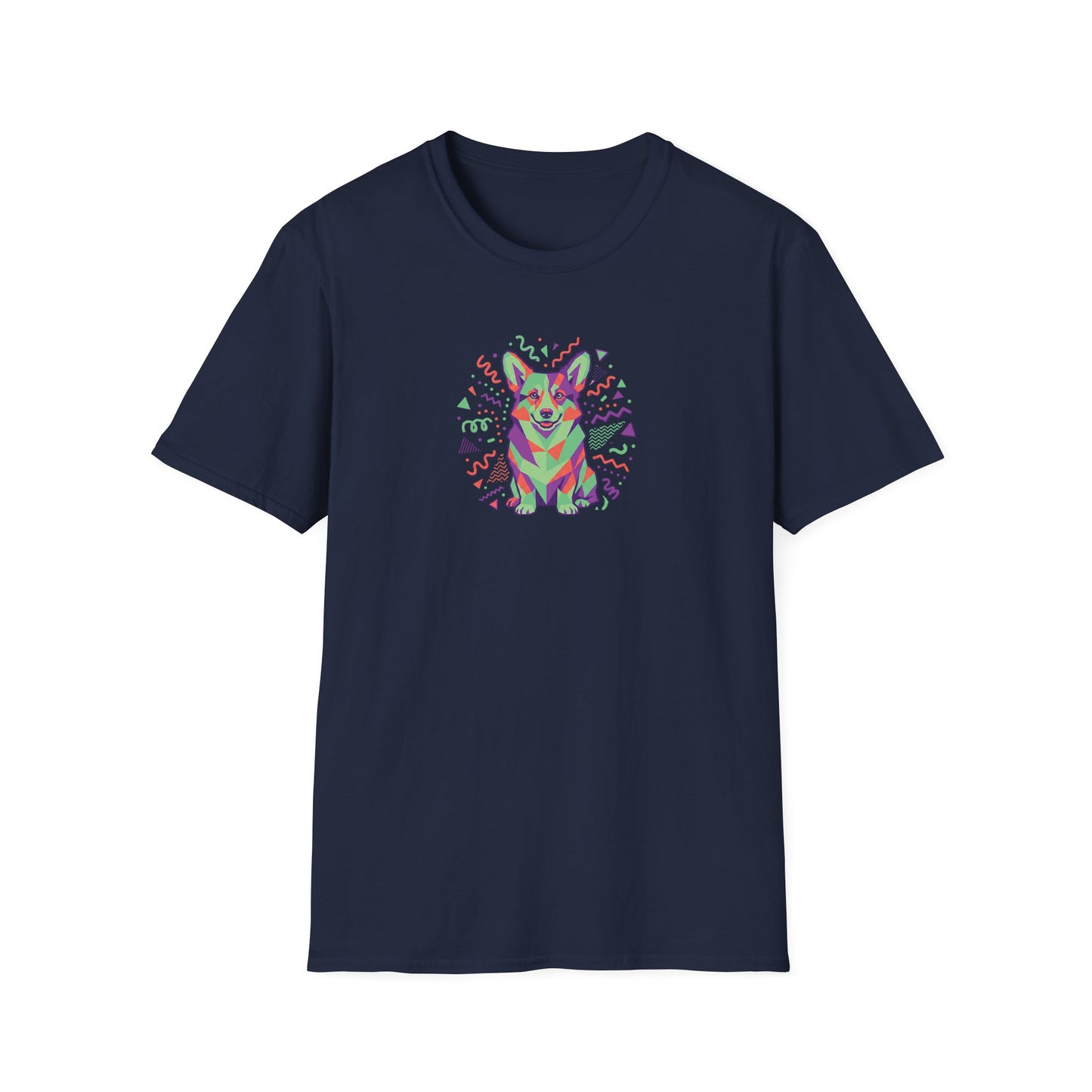 90s Polygon Corgi T-Shirt