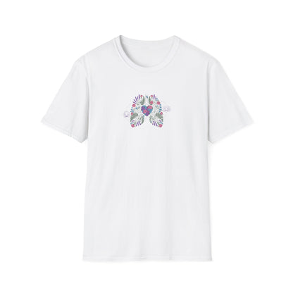 Breathing Floral Heart & Lungs T-Shirt