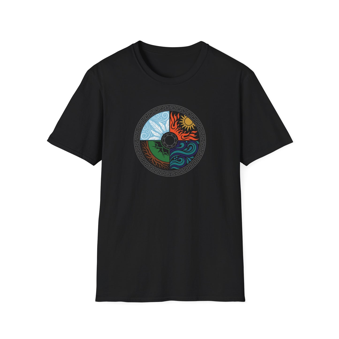 Four Elements Mandala T-Shirt