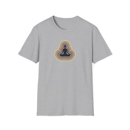 Retro Aura Lotus Pose T-Shirt