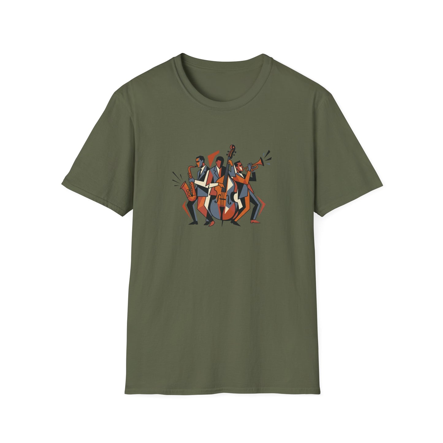 Geometric Jazz Trio T-Shirt