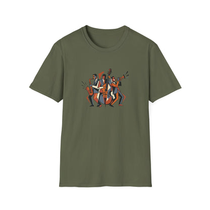 Geometric Jazz Trio T-Shirt