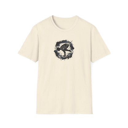 Electric Splatter Yoga Pose T-Shirt