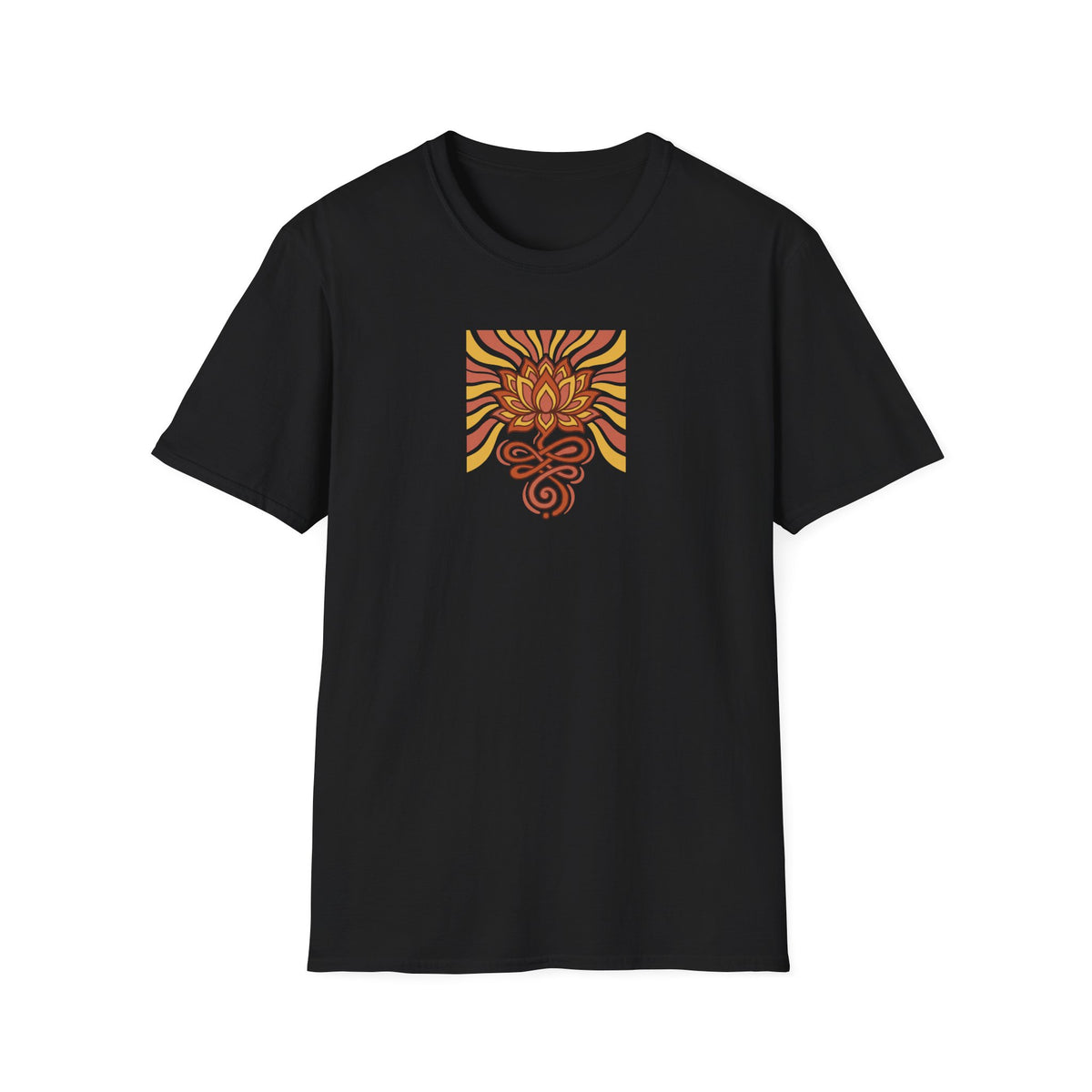Retro Radiance Lotus T-Shirt