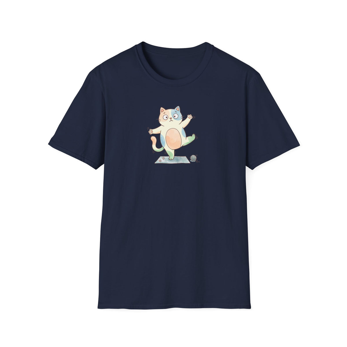 Watercolor Balancing Kitten T-Shirt
