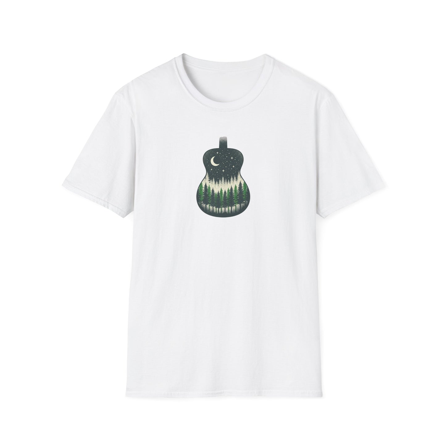Night Forest Guitar T-Shirt