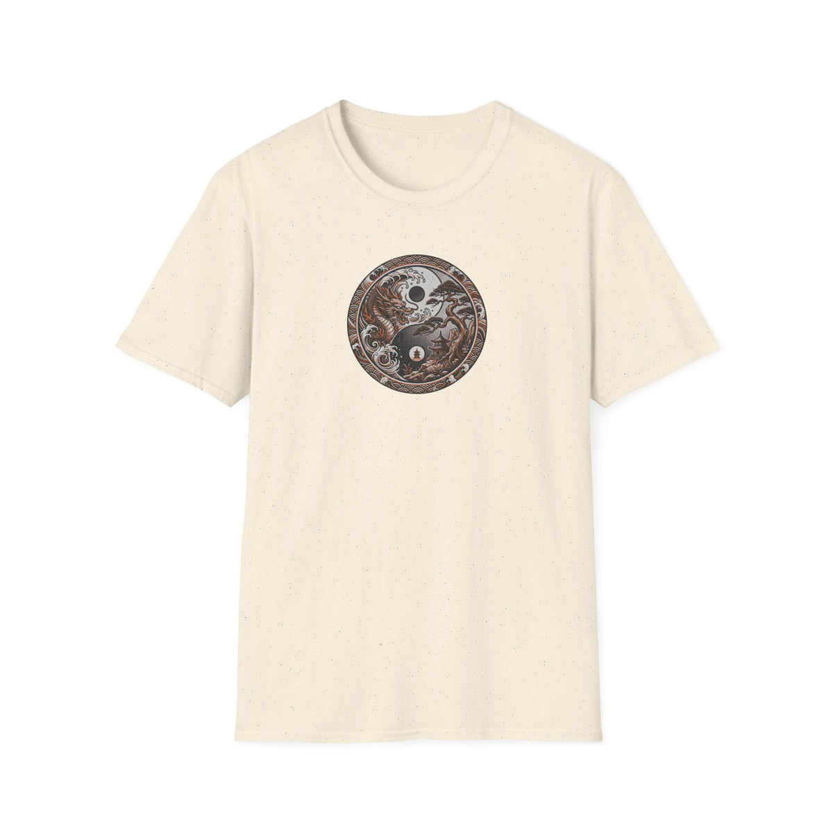Dragon and Bonsai Yin Yang T-Shirt