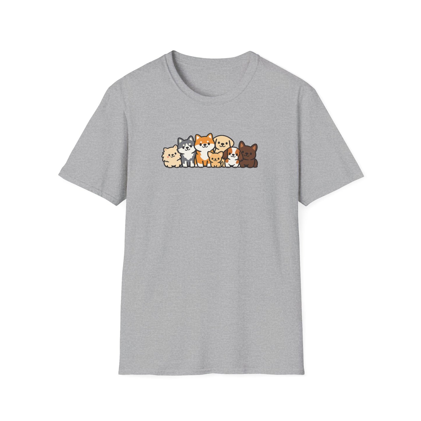 Cartoon Dog Group T-Shirt