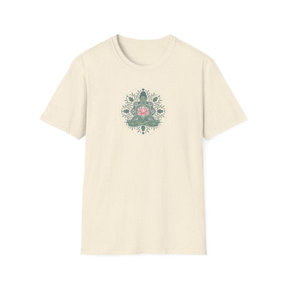 Flower Heart Lotus Pose T-Shirt