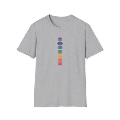 Vertical Color Chakras T-Shirt