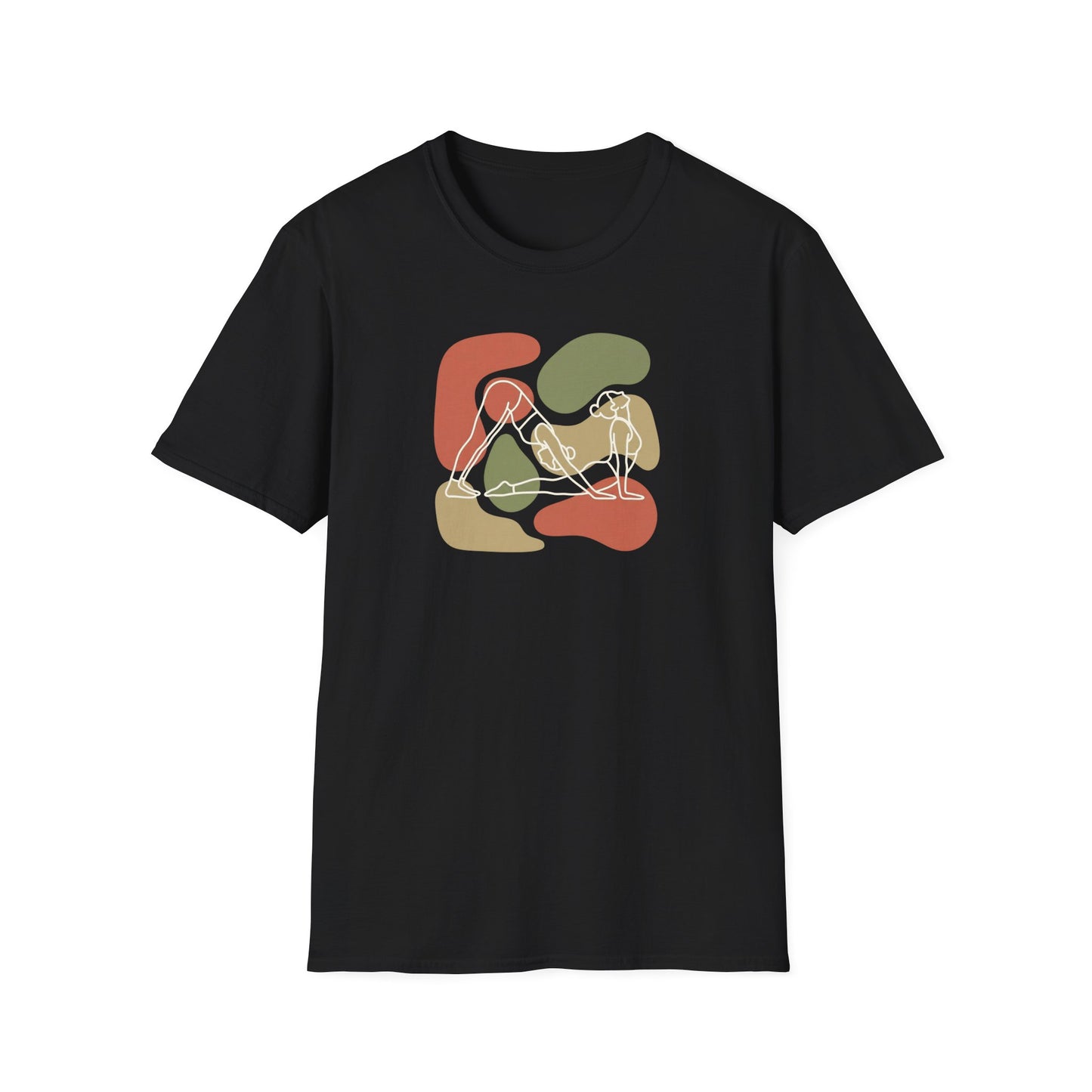 Line Art Yoga Poses T-Shirt