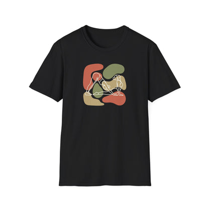 Line Art Yoga Poses T-Shirt